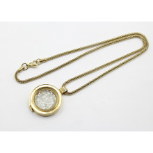 Collier en or plaqué or blanc